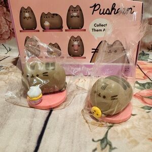 New Pusheen Vinyl Figures Bundle: Cupcake & Cookie